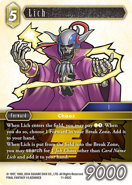 Lich [Opus XI] | Lots Moore NSW