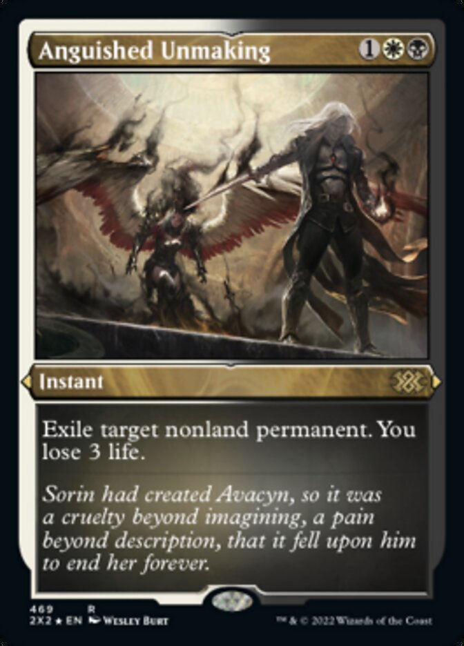 Anguished Unmaking (Foil Etched) [Double Masters 2022] | Lots Moore NSW