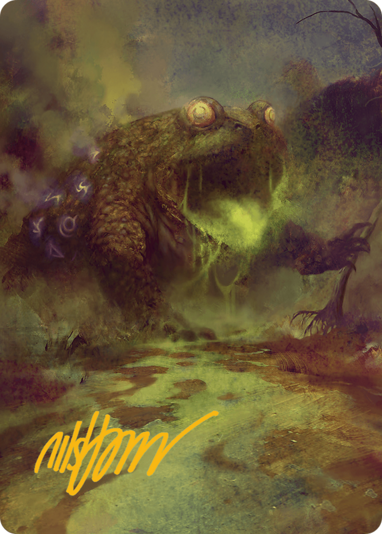 The Gitrog Monster Art Card (Gold-Stamped Signature) [Bloomburrow Art Series] | Lots Moore NSW