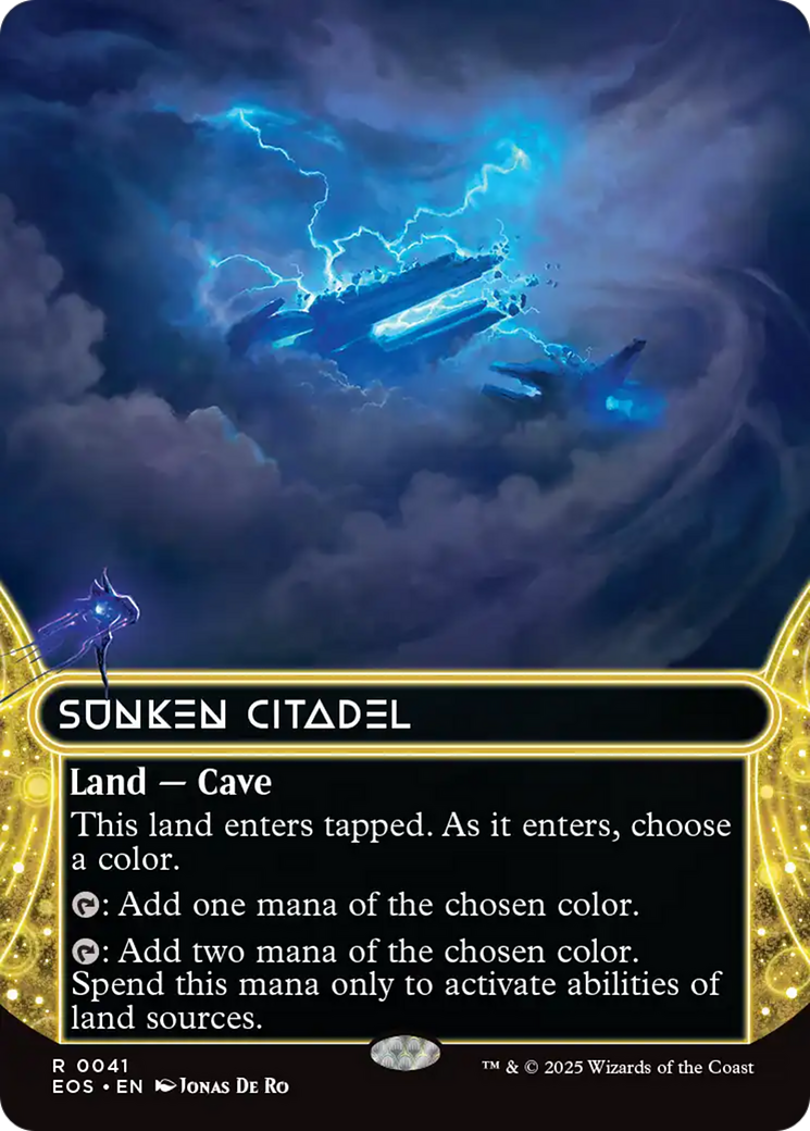 Sunken Citadel (0041) (Borderless) [Edge of Eternities: Stellar Sights] | Lots Moore NSW