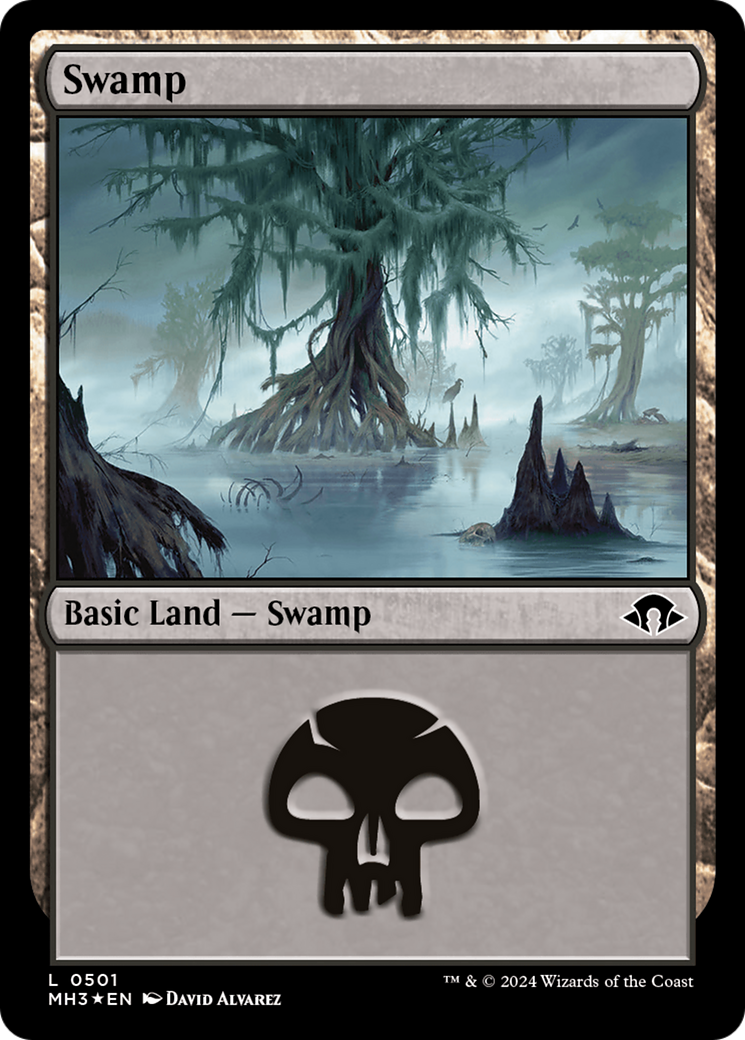 Swamp (0501) (Ripple Foil) [Modern Horizons 3] | Lots Moore NSW