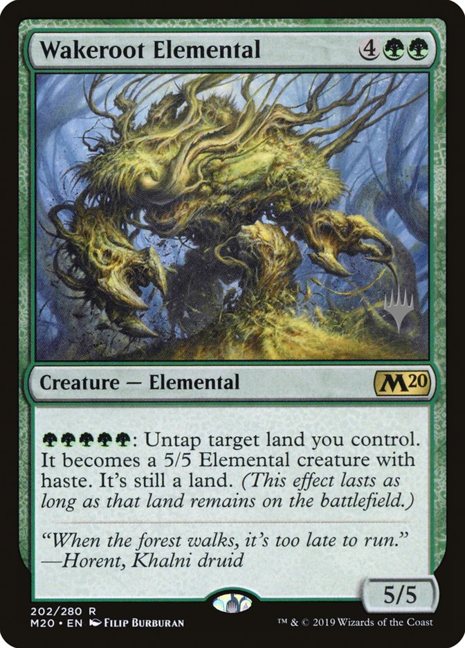 Wakeroot Elemental (Promo Pack) [Core Set 2020 Promos] | Lots Moore NSW