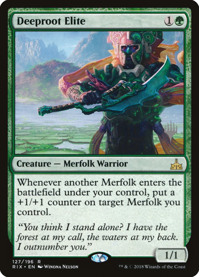 Deeproot Elite (Promo Pack) [Rivals of Ixalan Promos] | Lots Moore NSW