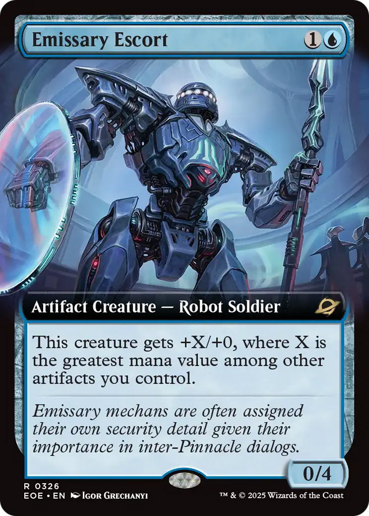Emissary Escort (Extended Art) [Edge of Eternities] | Lots Moore NSW