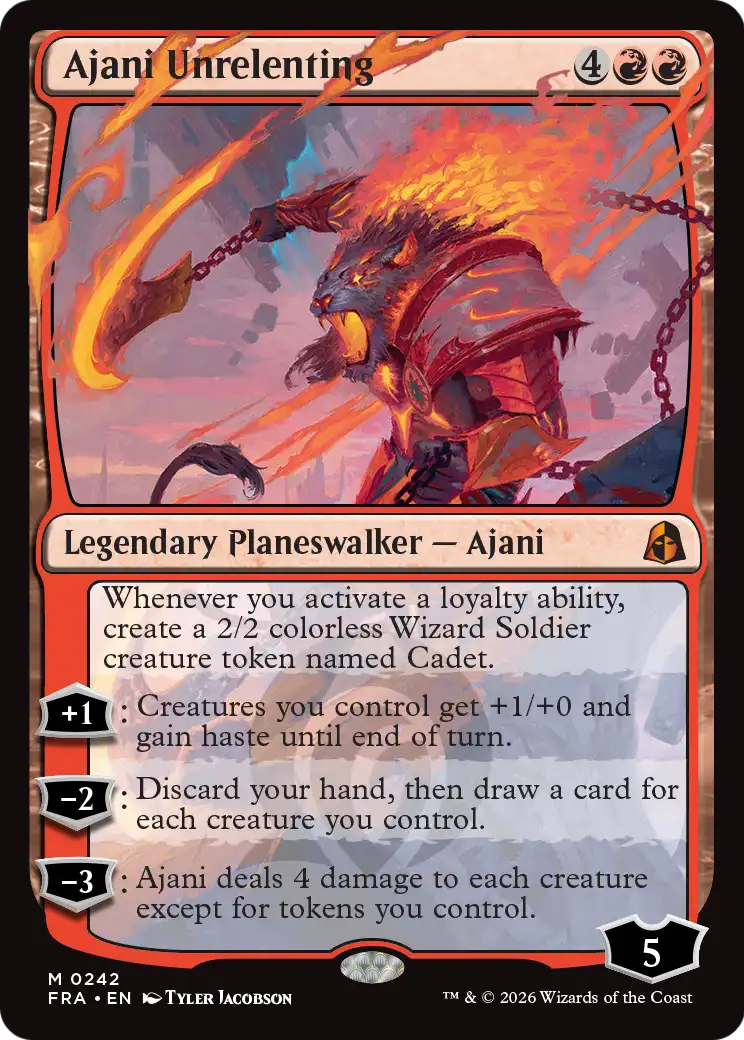 Ajani Unrelenting [Reality Fracture] | Lots Moore NSW