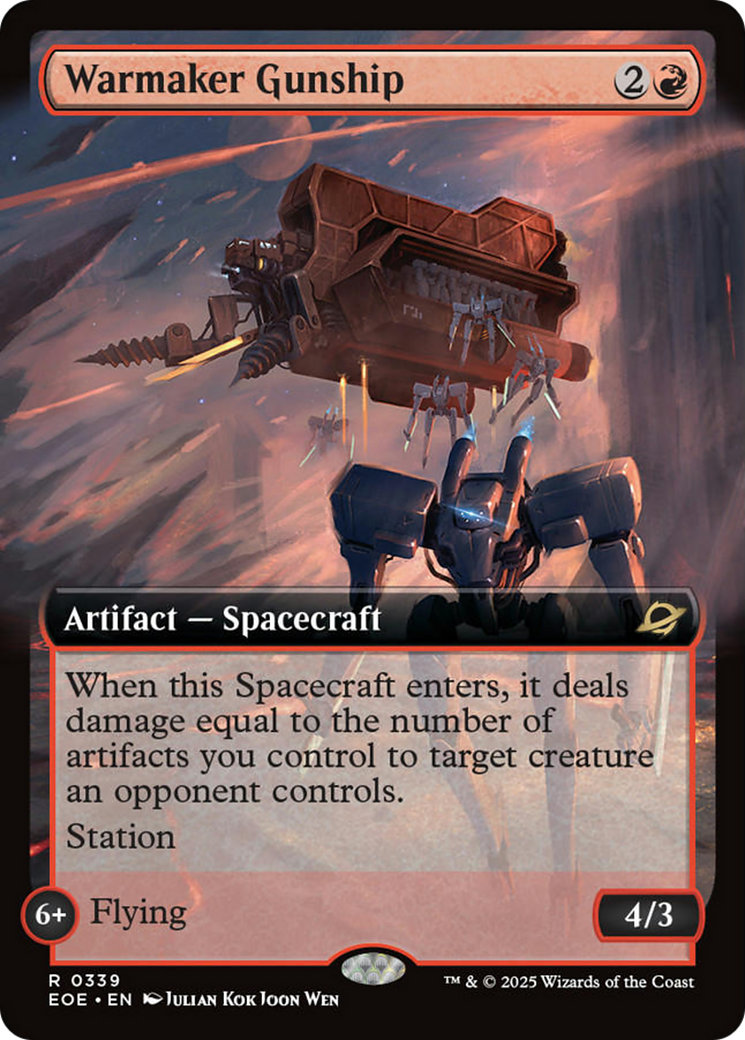 Warmaker Gunship (Extended Art) [Edge of Eternities] | Lots Moore NSW