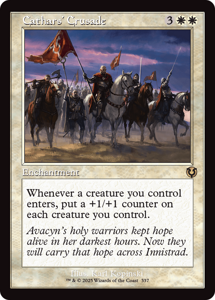 Cathars' Crusade (Retro Frame) [Innistrad Remastered] | Lots Moore NSW