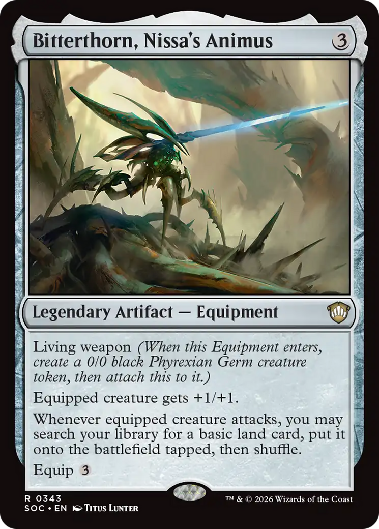 Bitterthorn, Nissa's Animus [Secrets of Strixhaven Commander] | Lots Moore NSW