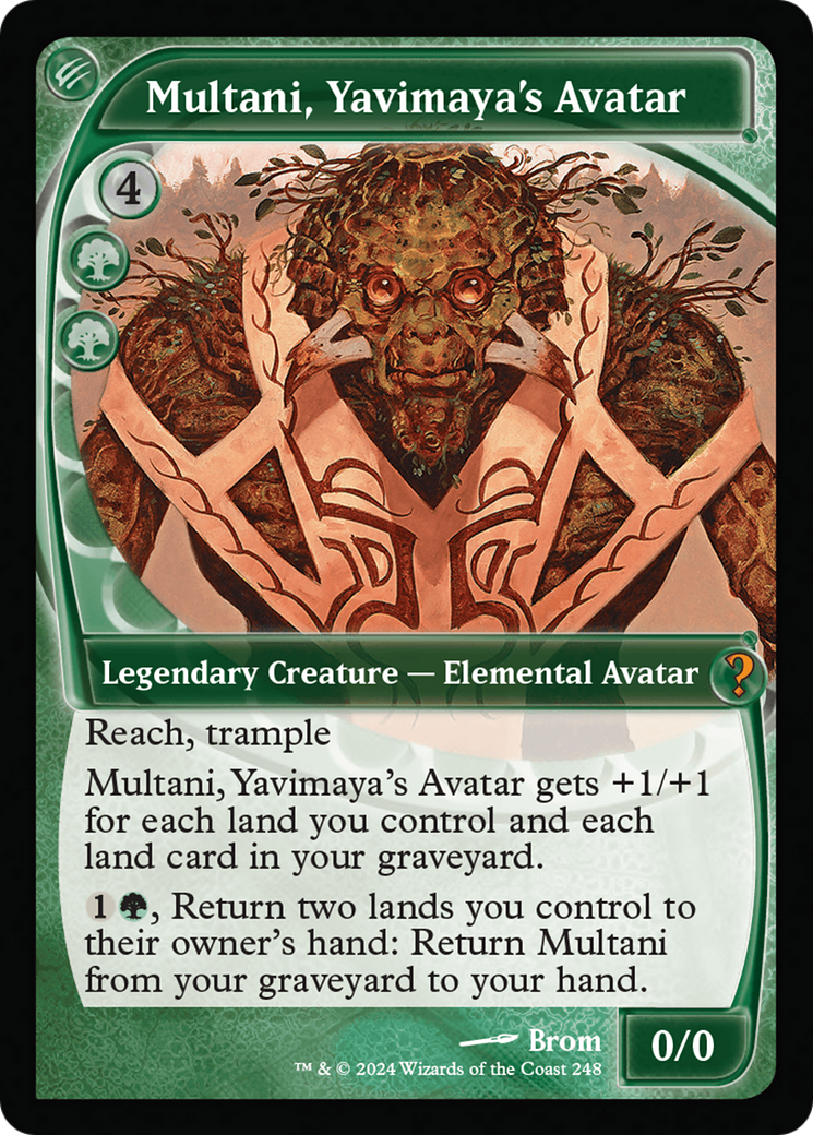 Multani, Yavimaya's Avatar (Future Sight) [Mystery Booster 2] | Lots Moore NSW