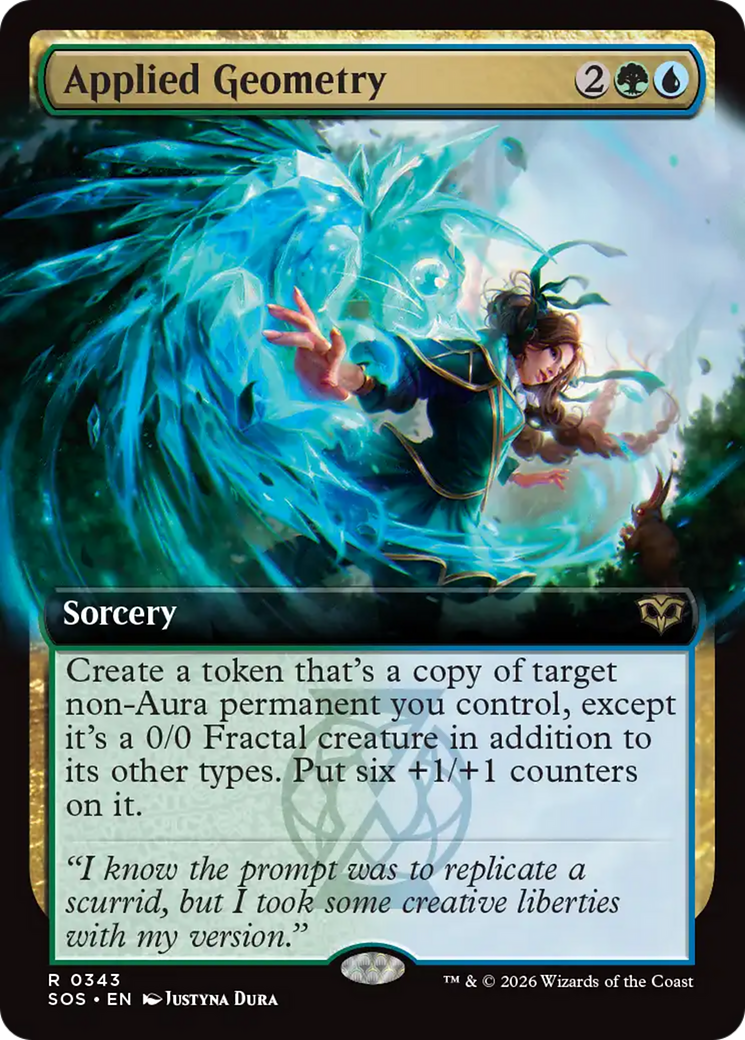 Applied Geometry (Extended Art) [Secrets of Strixhaven] | Lots Moore NSW