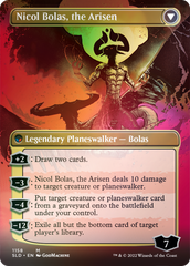 Nicol Bolas, the Ravager // Nicol Bolas, the Arisen (Borderless) [Secret Lair: From Cute to Brute] | Lots Moore NSW