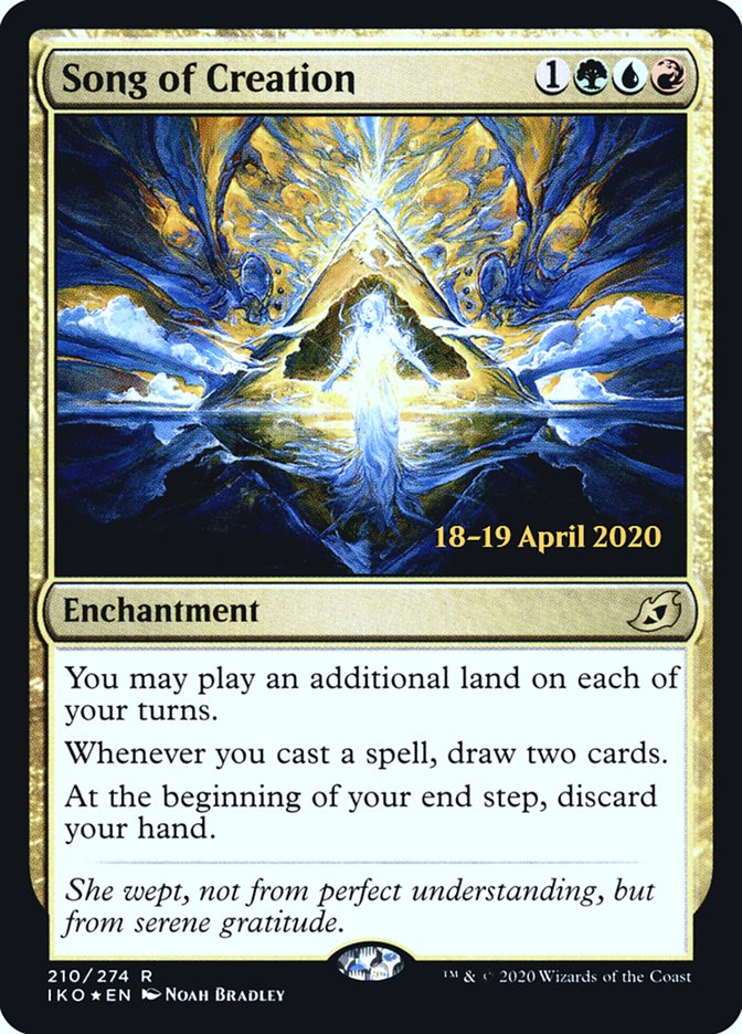 Song of Creation [Ikoria: Lair of Behemoths Prerelease Promos] | Lots Moore NSW