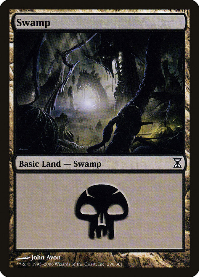 Swamp (290) [Time Spiral] | Lots Moore NSW