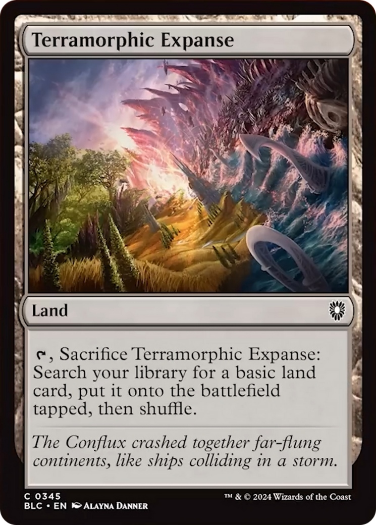 Terramorphic Expanse [Bloomburrow Commander] | Lots Moore NSW