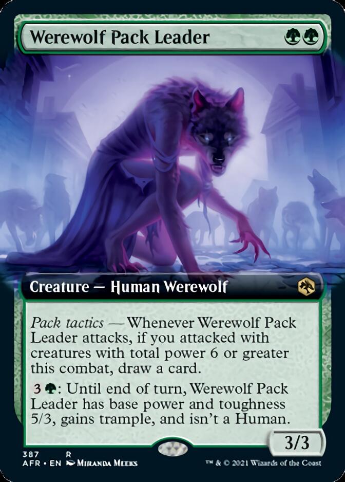 Werewolf Pack Leader (Extended Art) [Dungeons & Dragons: Adventures in the Forgotten Realms] | Lots Moore NSW