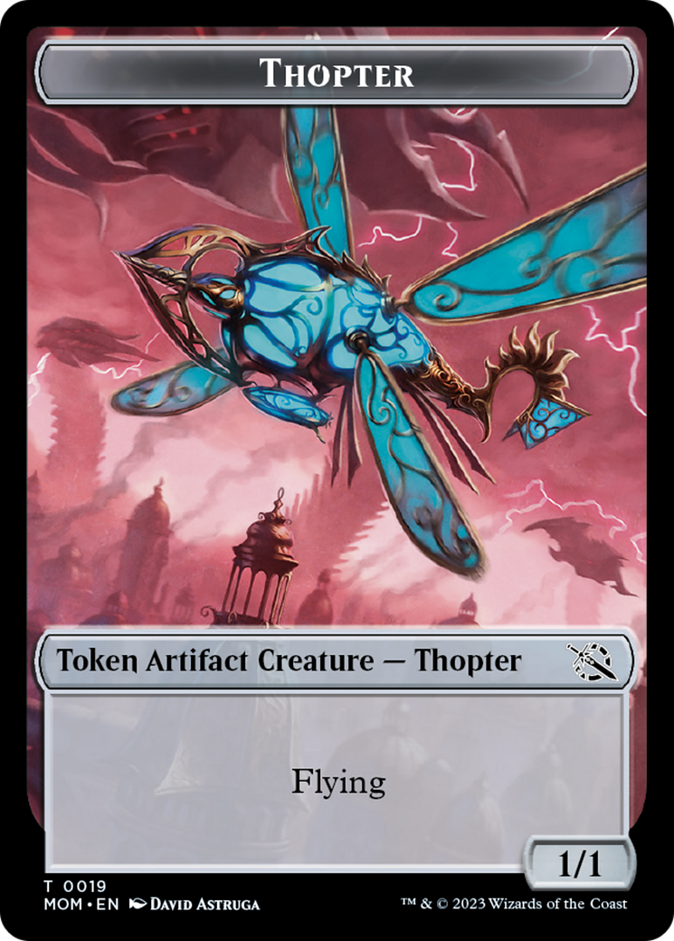 Treasure (20) // Thopter Double-Sided Token [March of the Machine Tokens] | Lots Moore NSW