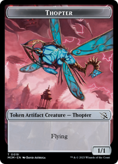 Thopter // Beast Double-Sided Token [March of the Machine Commander Tokens] | Lots Moore NSW