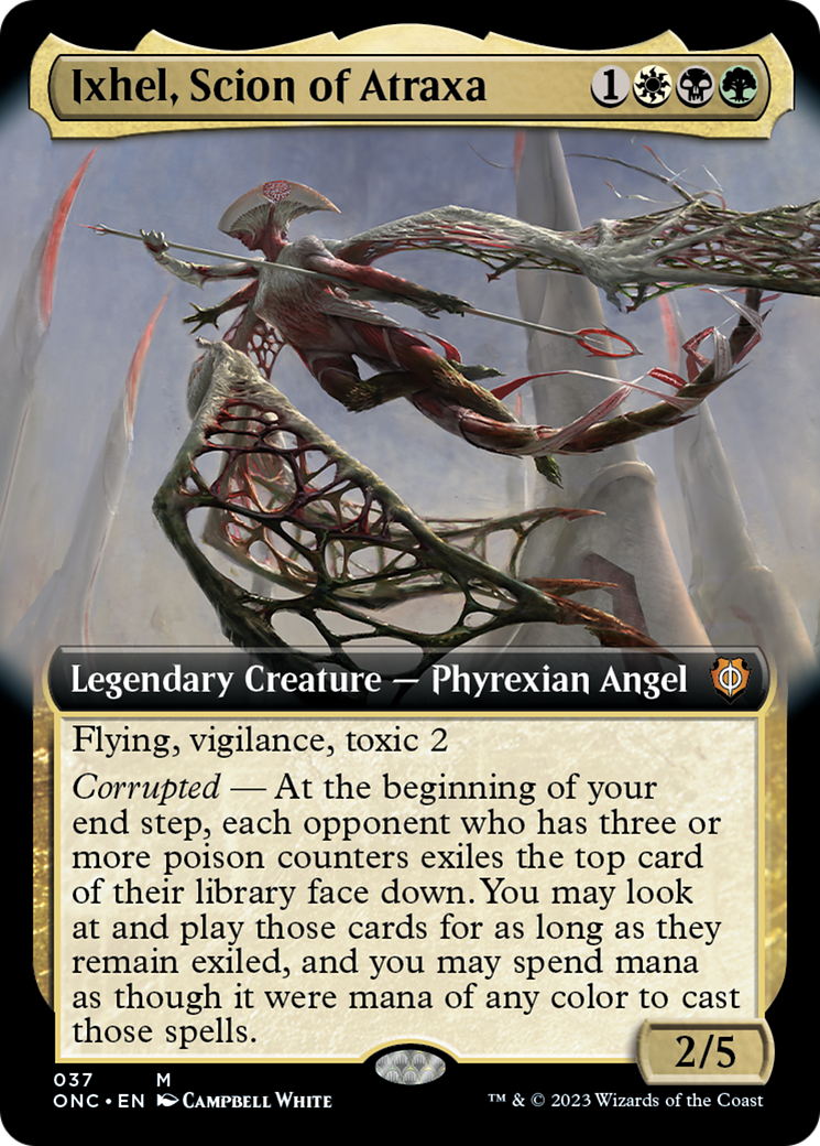Ixhel, Scion of Atraxa (Extended Art) [Phyrexia: All Will Be One Commander] | Lots Moore NSW