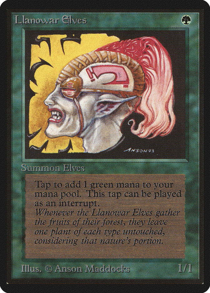 Llanowar Elves [Beta Edition] | Lots Moore NSW