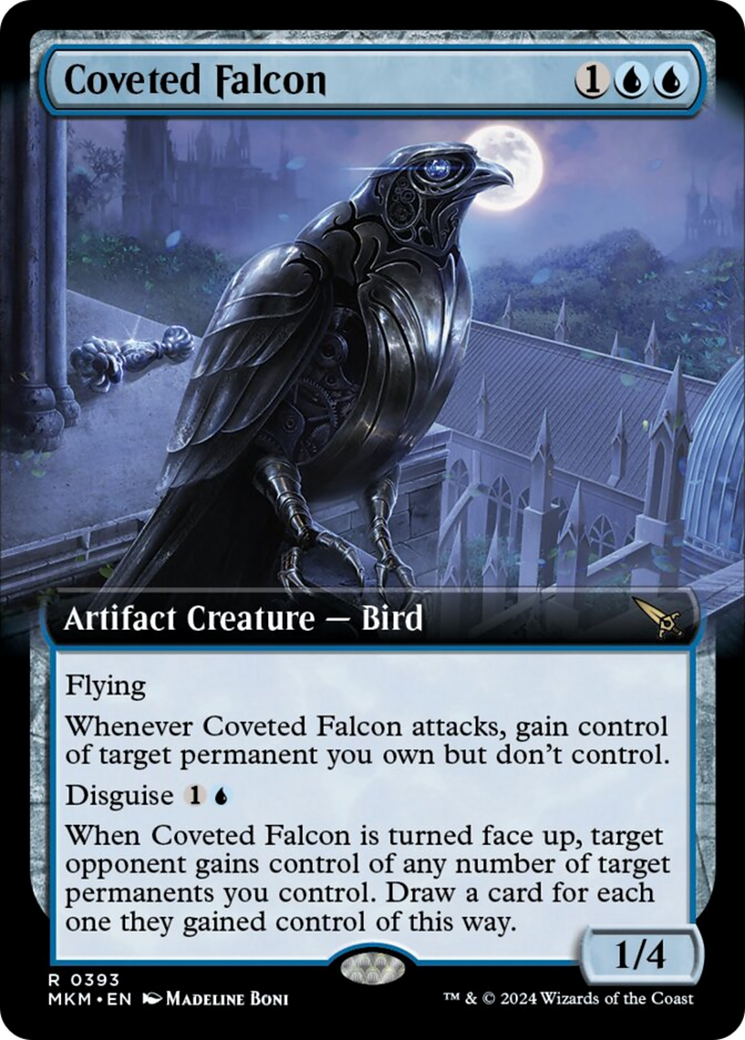 Coveted Falcon (Extended Art) [Murders at Karlov Manor] | Lots Moore NSW