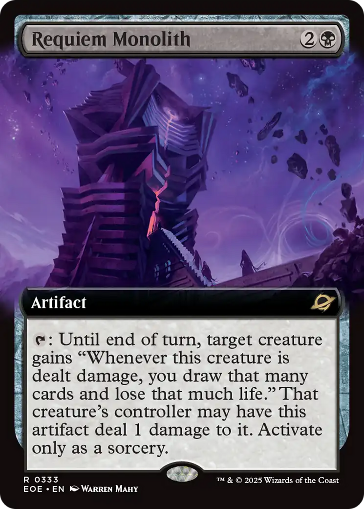 Requiem Monolith (Extended Art) [Edge of Eternities] | Lots Moore NSW