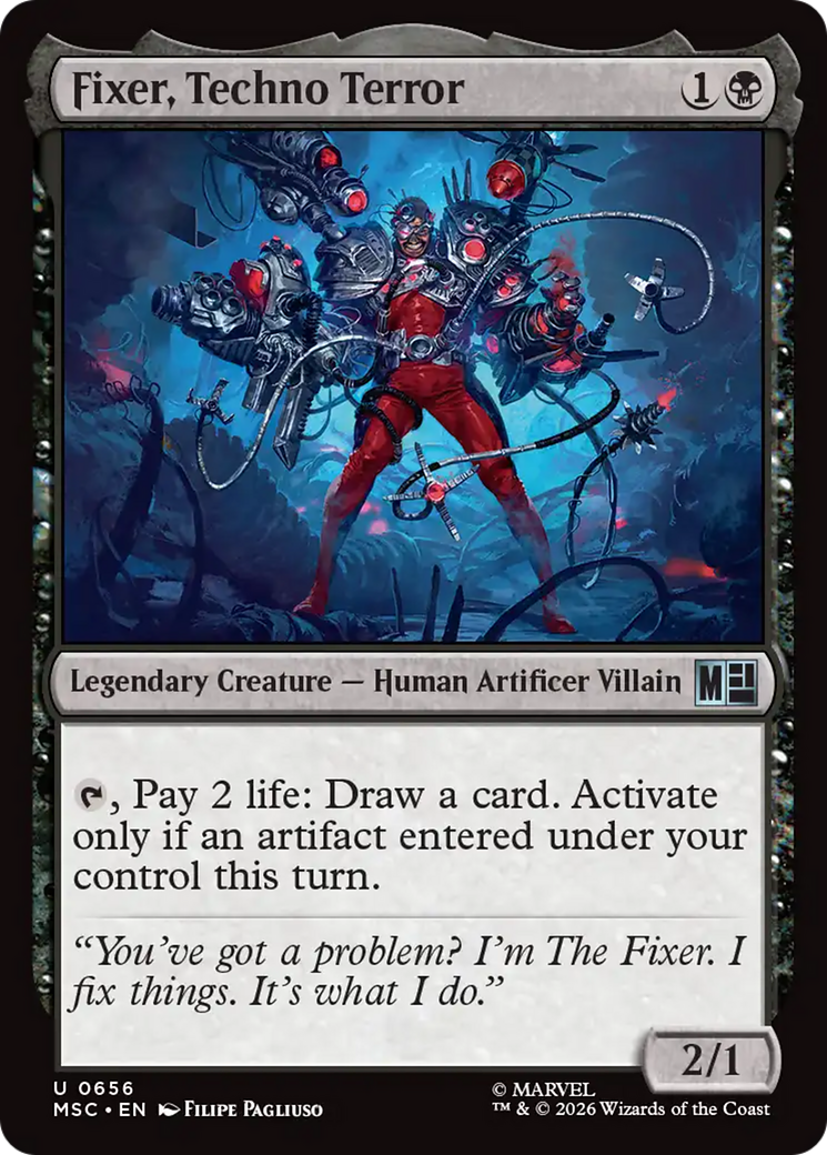 Fixer, Techno Terror [Marvel Super Heroes Commander] | Lots Moore NSW