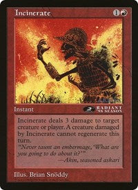 Incinerate (Oversized) [Oversize Cards] | Lots Moore NSW