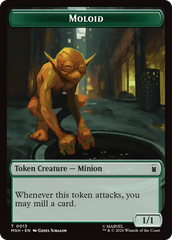 Wall // Moloid Double-Sided Token [Marvel Super Heroes Tokens] | Lots Moore NSW