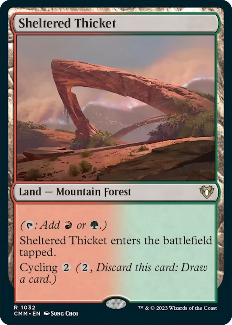 Sheltered Thicket [Commander Masters] | Lots Moore NSW