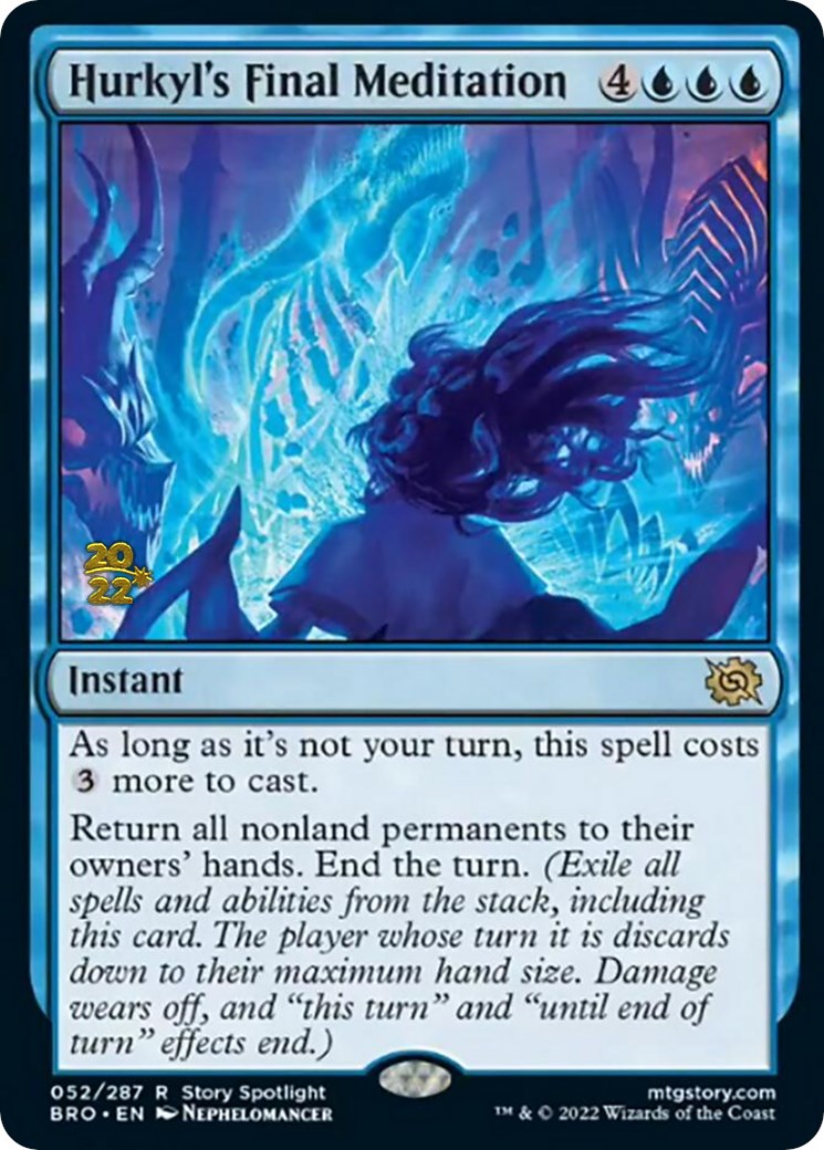 Hurkyl's Final Meditation [The Brothers' War Prerelease Promos] | Lots Moore NSW