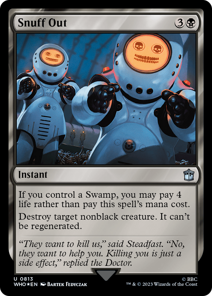 Snuff Out (Surge Foil) [Doctor Who] | Lots Moore NSW