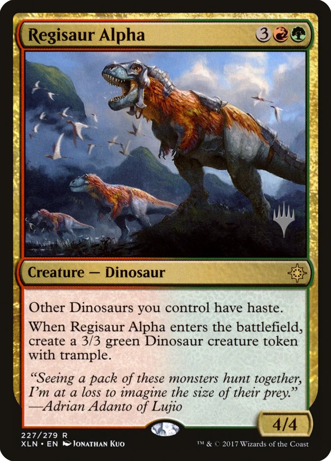 Regisaur Alpha (Promo Pack) [Ixalan Promos] | Lots Moore NSW