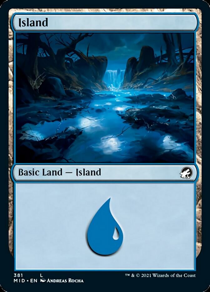 Island (381) [Innistrad: Midnight Hunt] | Lots Moore NSW