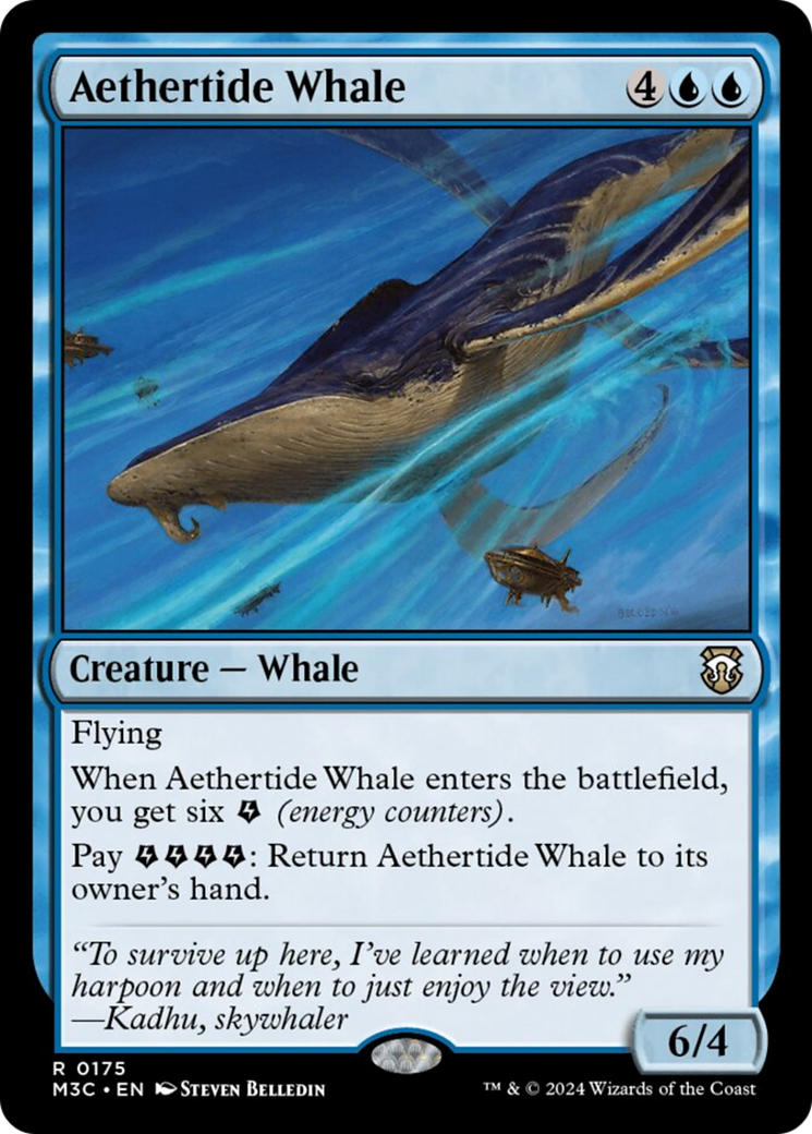 Aethertide Whale [Modern Horizons 3 Commander] | Lots Moore NSW