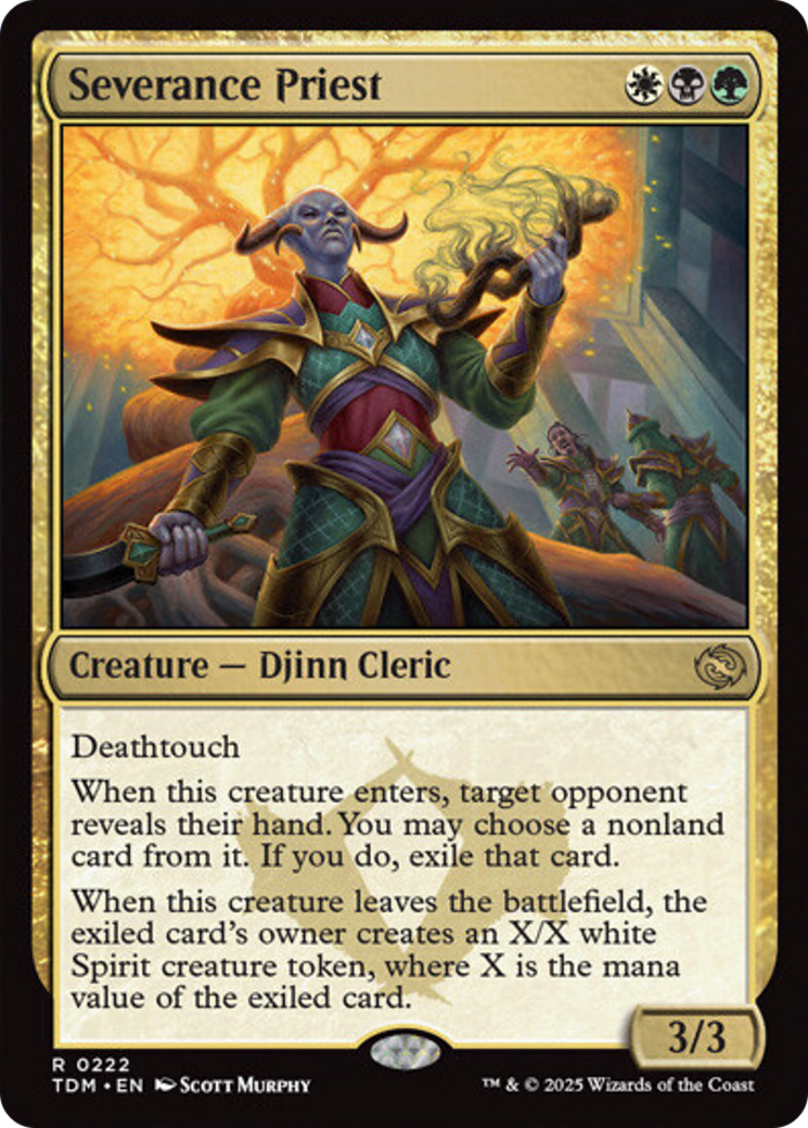 Severance Priest [Tarkir: Dragonstorm] | Lots Moore NSW