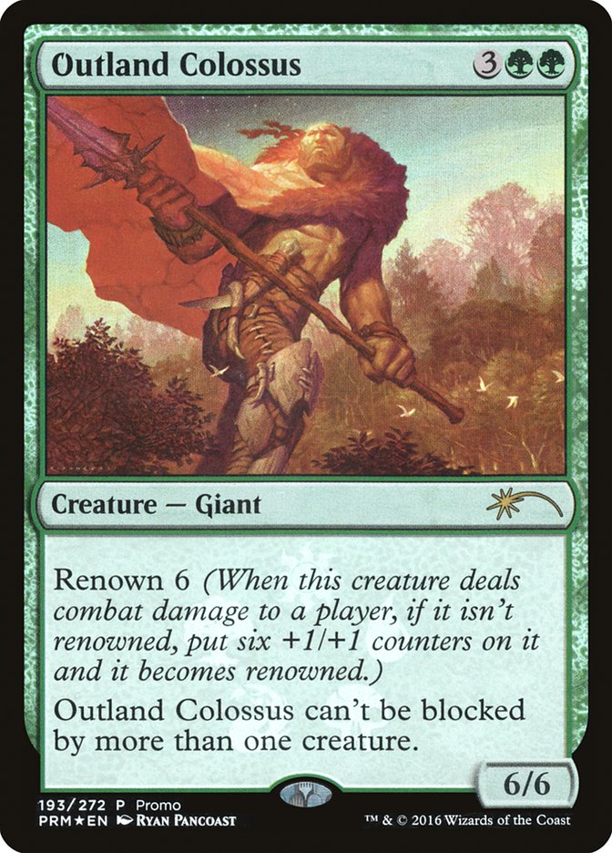Outland Colossus [Resale Promos] | Lots Moore NSW