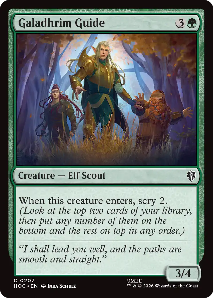 Galadhrim Guide [The Hobbit: Eternal-Legal] | Lots Moore NSW