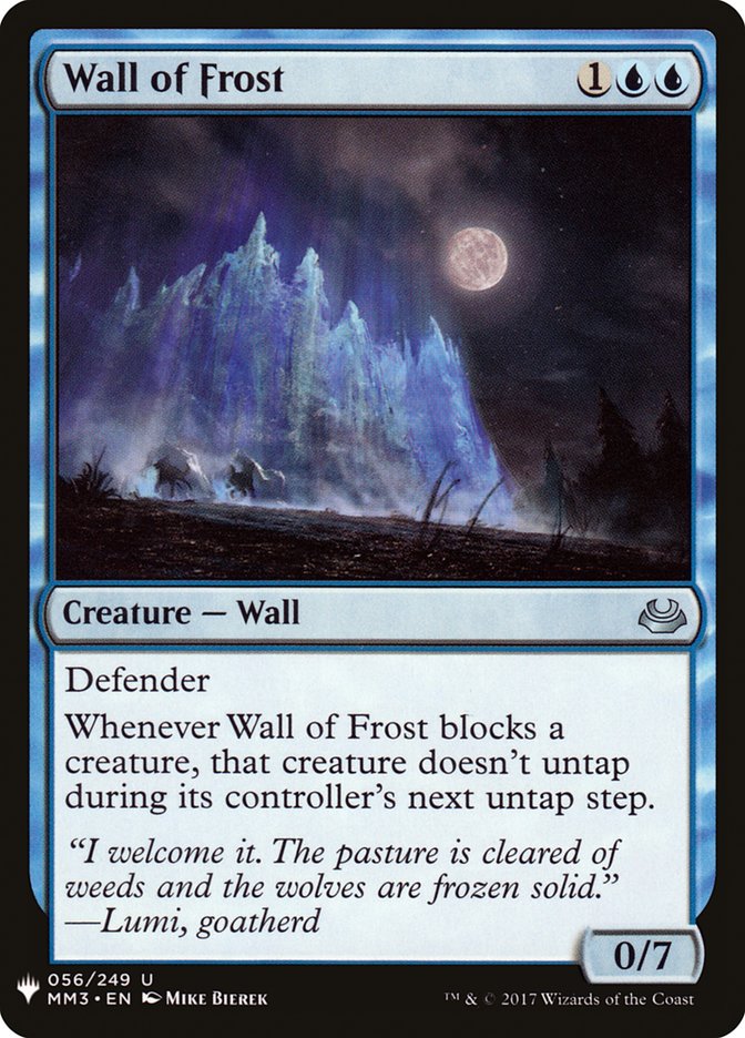 Wall of Frost [Mystery Booster] | Lots Moore NSW