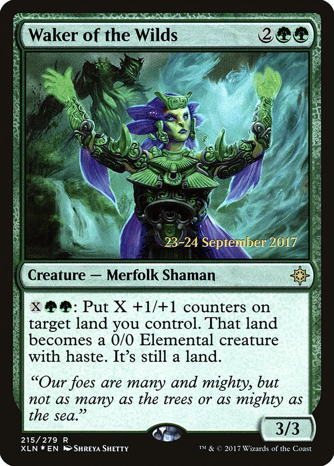 Waker of the Wilds [Ixalan Prerelease Promos] | Lots Moore NSW