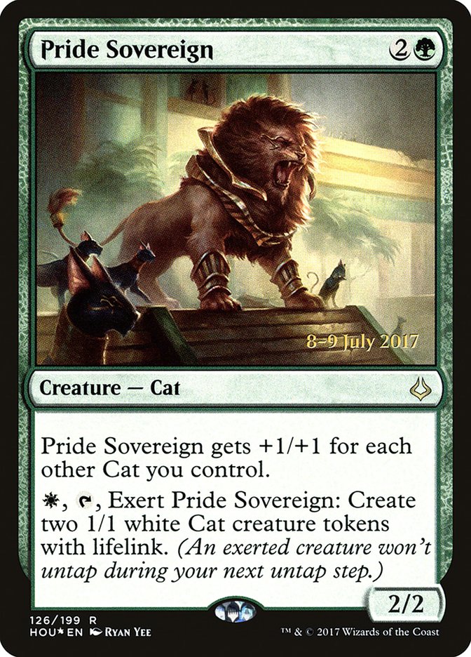 Pride Sovereign [Hour of Devastation Prerelease Promos] | Lots Moore NSW