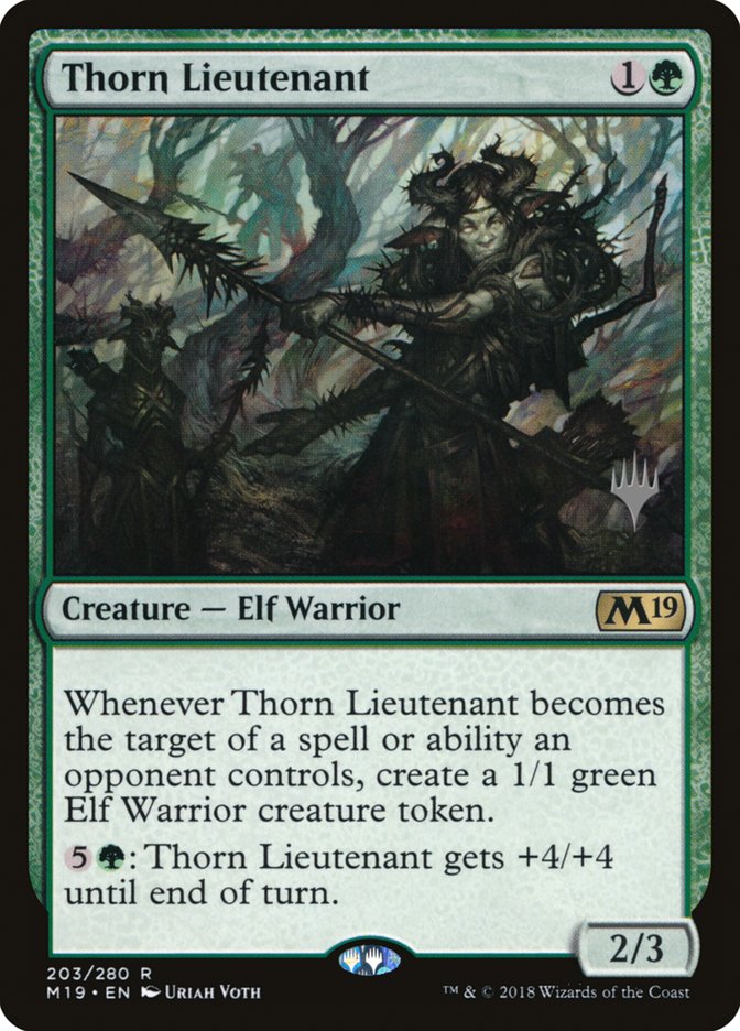 Thorn Lieutenant (Promo Pack) [Core Set 2019 Promos] | Lots Moore NSW