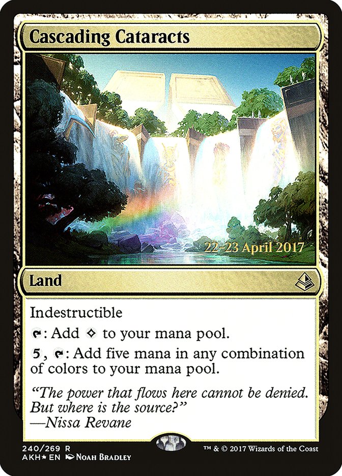 Cascading Cataracts [Amonkhet Prerelease Promos] | Lots Moore NSW