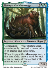 Keruga, the Macrosage (White Border) [Mystery Booster 2] | Lots Moore NSW