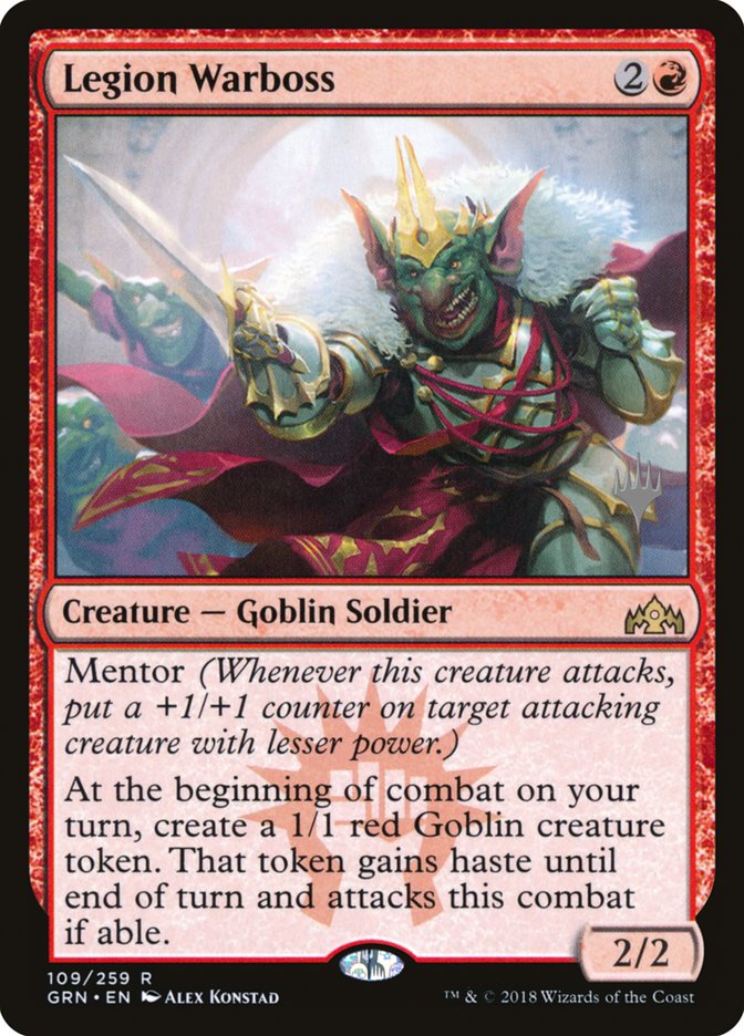Legion Warboss (Promo Pack) [Guilds of Ravnica Promos] | Lots Moore NSW
