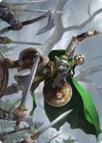 Maja, Bretagard Protector Art Card [Kaldheim Art Series] | Lots Moore NSW