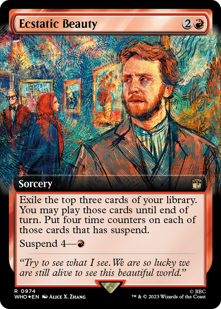 Ecstatic Beauty (Extended Art) (Surge Foil) [Doctor Who] | Lots Moore NSW