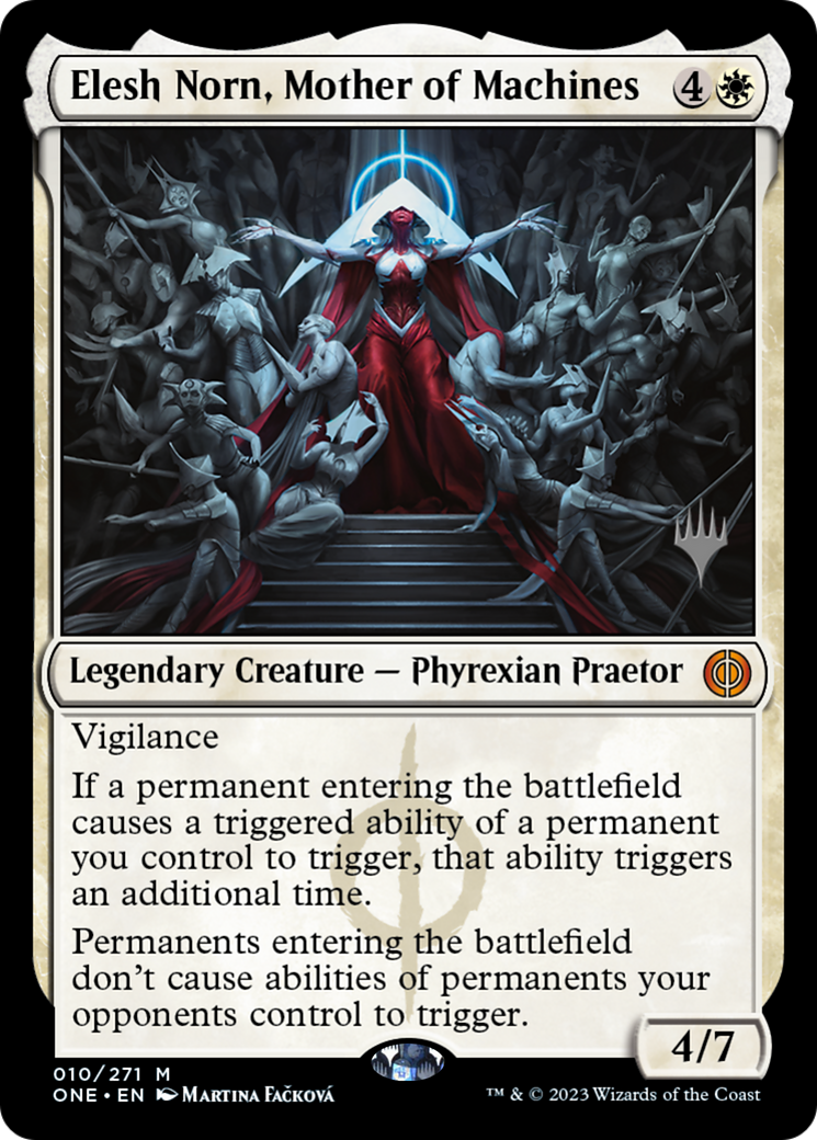 Elesh Norn, Mother of Machines (Promo Pack) [Phyrexia: All Will Be One Promos] | Lots Moore NSW