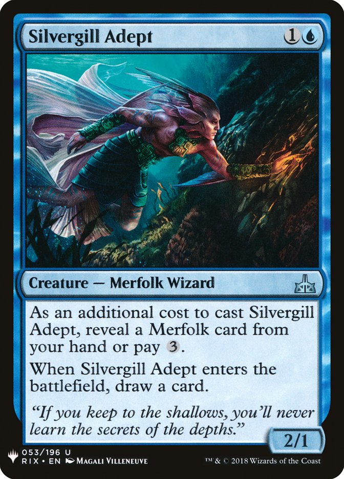 Silvergill Adept [Mystery Booster] | Lots Moore NSW