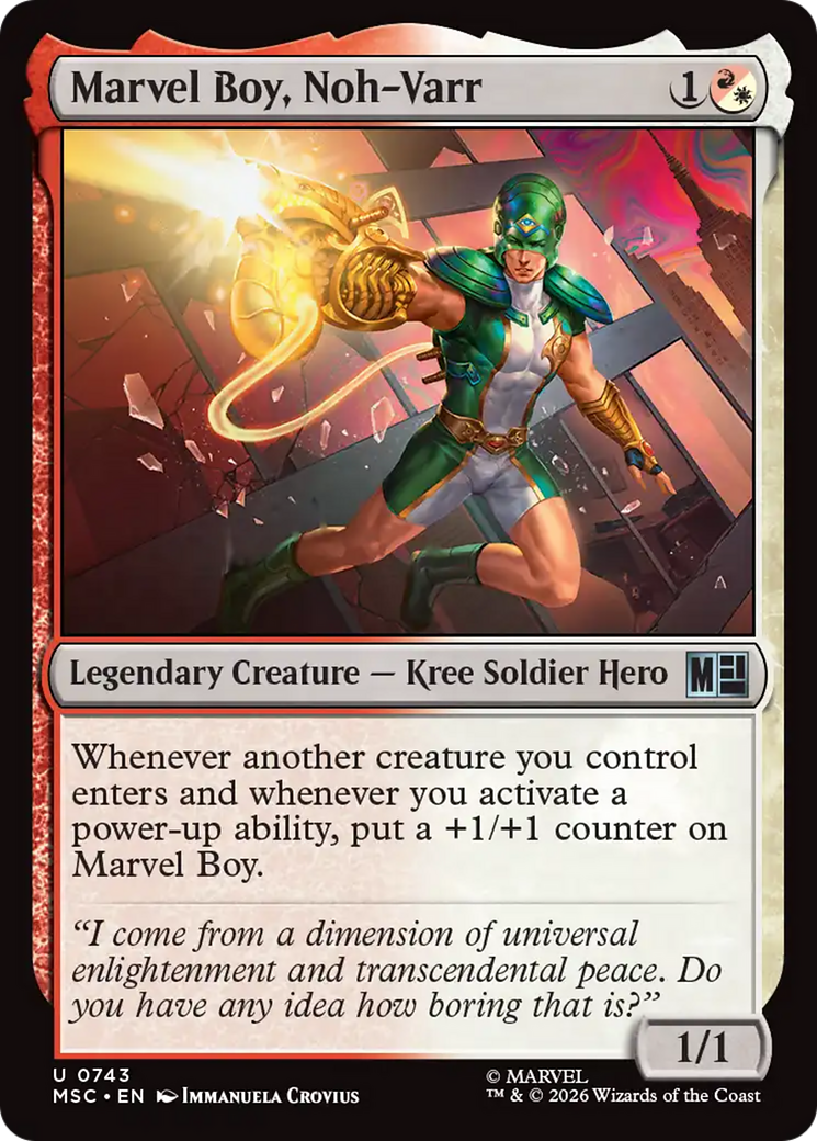 Marvel Boy, Noh-Varr [Marvel Super Heroes Commander] | Lots Moore NSW