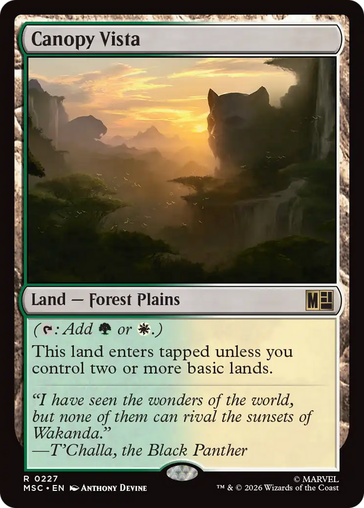 Canopy Vista (Surge Foil) [Marvel Super Heroes Commander] | Lots Moore NSW